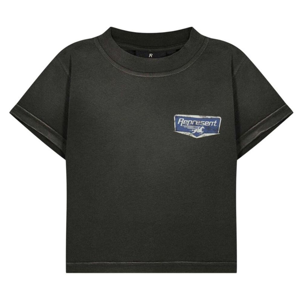 Represent Childrens/Kids Crew Neck Regular T-Shirt / Black